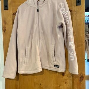Calvin Klein Women’s Light Pink Hooded Jacket